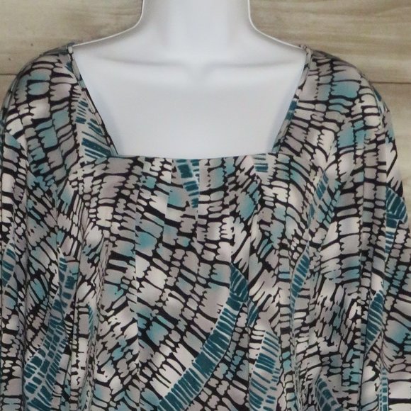 Worthington* Women's Ballet Neck Straight Hem Pullover Dolman Blouse~ Size Large - Picture 3 of 10
